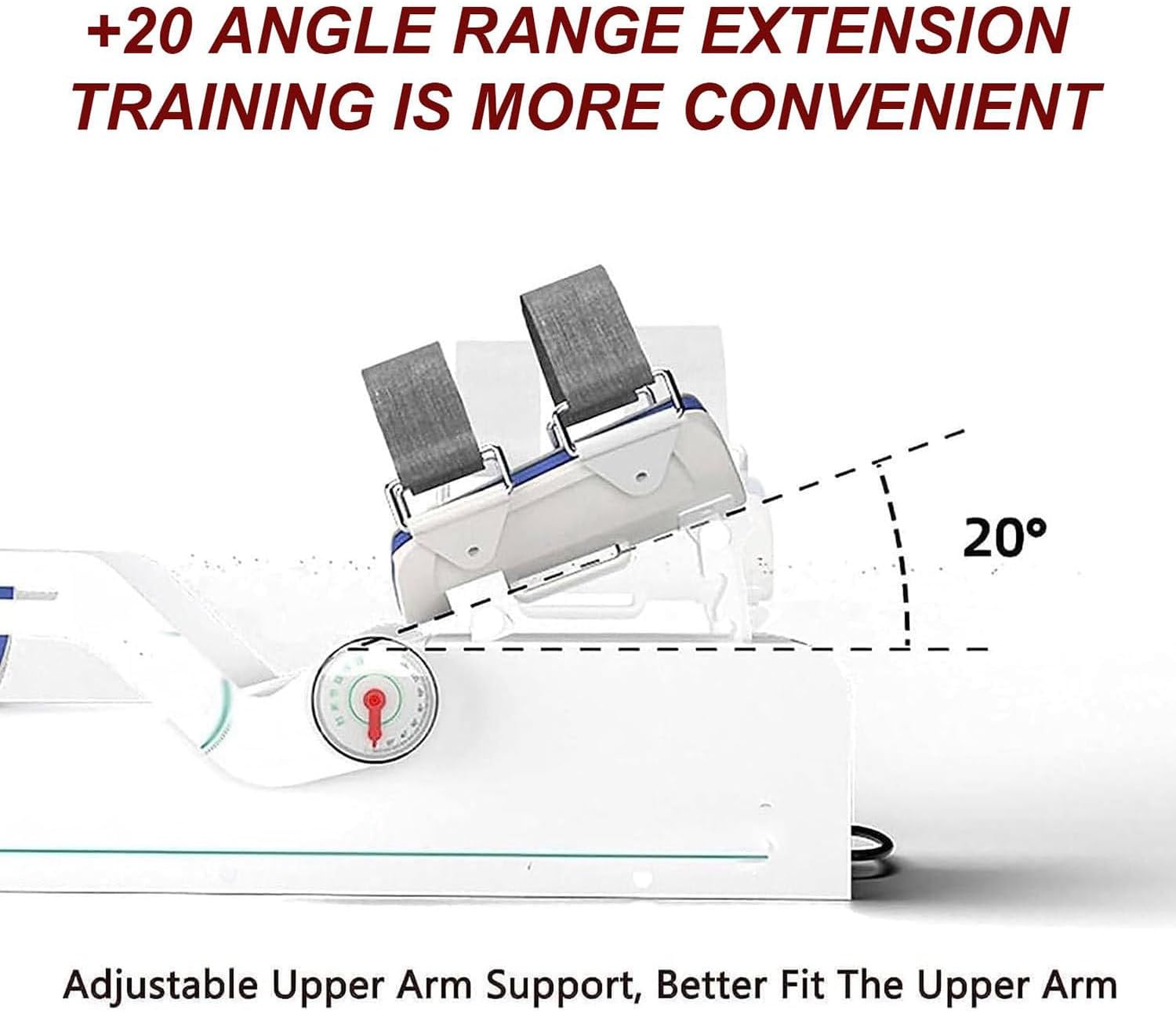 Electric Elbow Joint Rehabilitation Device, Elbow Brace Arm Exerciser, -10°~150° Adjustable Post Op Elbow Brace Stabilizer Splint, for Arm Fracture