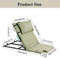 Adjustable Power Lifting Bed Backrest 2°-80°, 600lbs Capacity, Removable Cover for Easy Cleaning, Ideal for Elderly, Pregnant Women, Patients & Handicapped Use