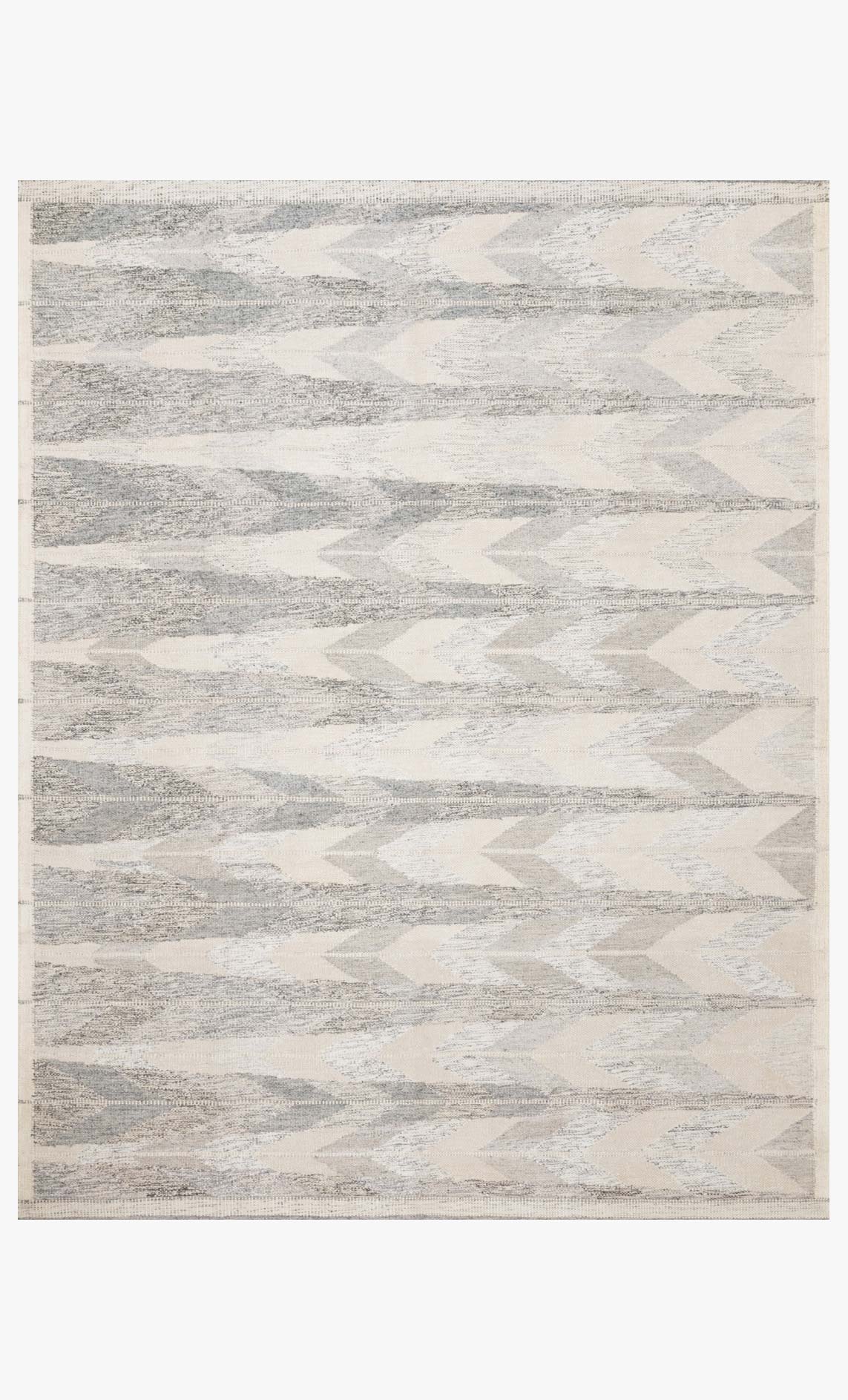 Loloi Evelina Collection - Contemporary Hand Woven Rug in Pewter & Silver (EVE-02)