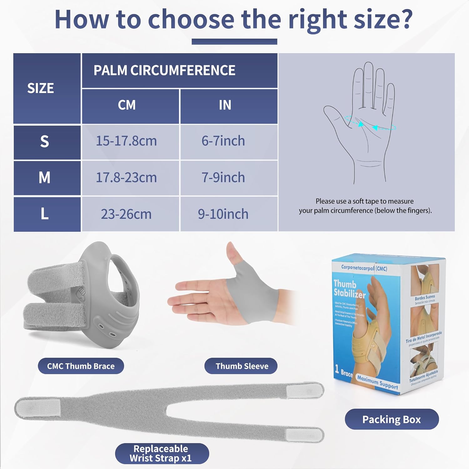 AKSO MEDICOS CMC Thumb Brace Bundle with AFO Drop Foot Brace