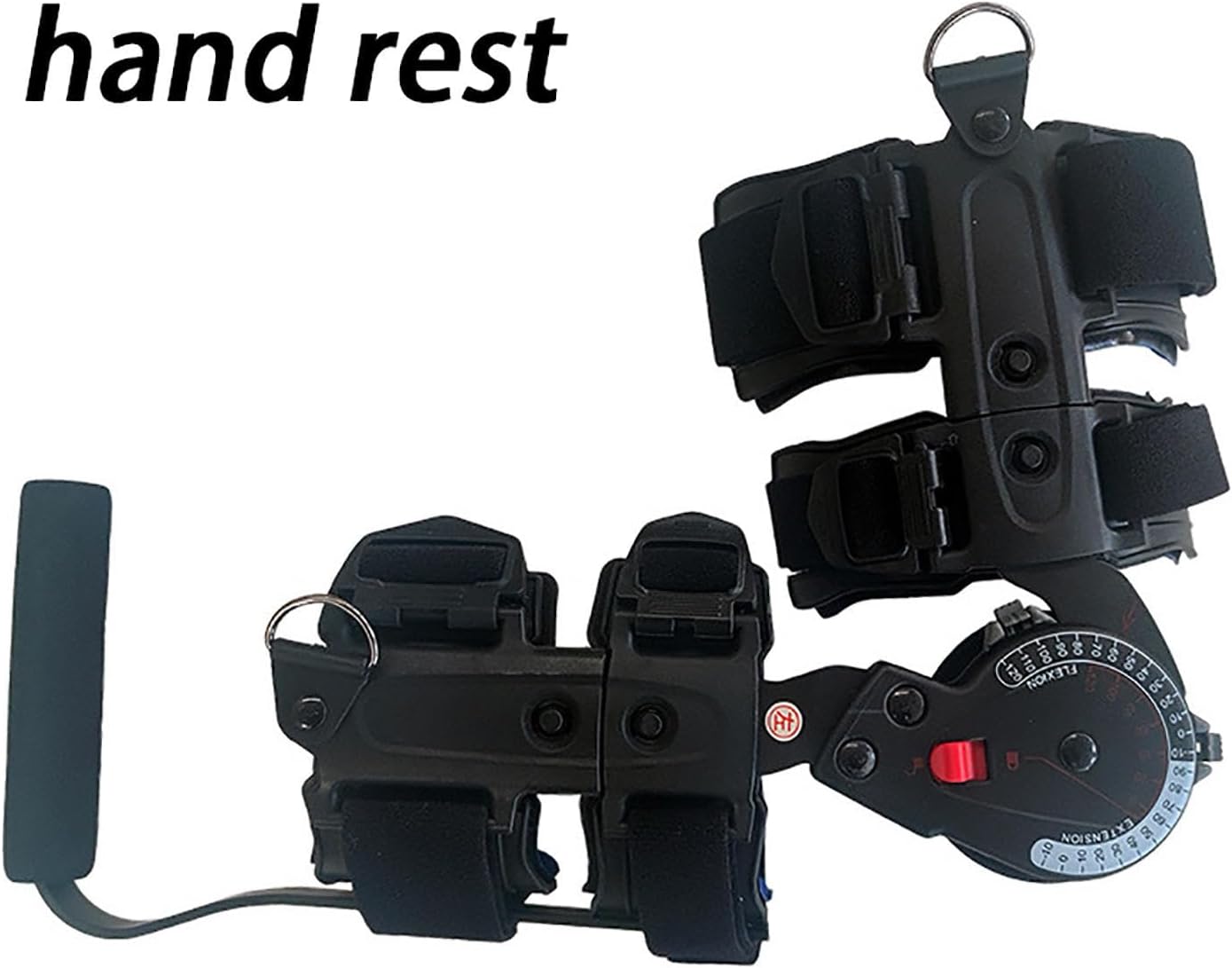 ROM Post Op Hinged Elbow Brace with Strap Sling,Adjustable Elbow Stabilizer Splint Arm Injury Recovery Support After Surgery,Men and Women Sports Surgery Injury Recovery Pain Relief,Left