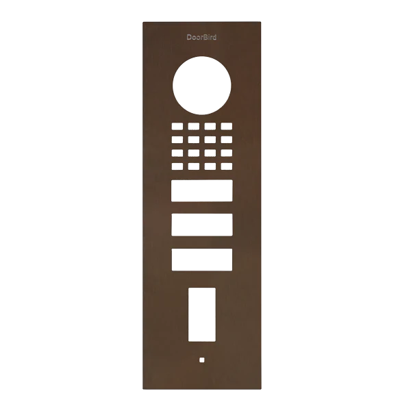 DoorBird Front Panel for D1102FV Fingerprint 50 Flush-Mount in Architectural Bronze