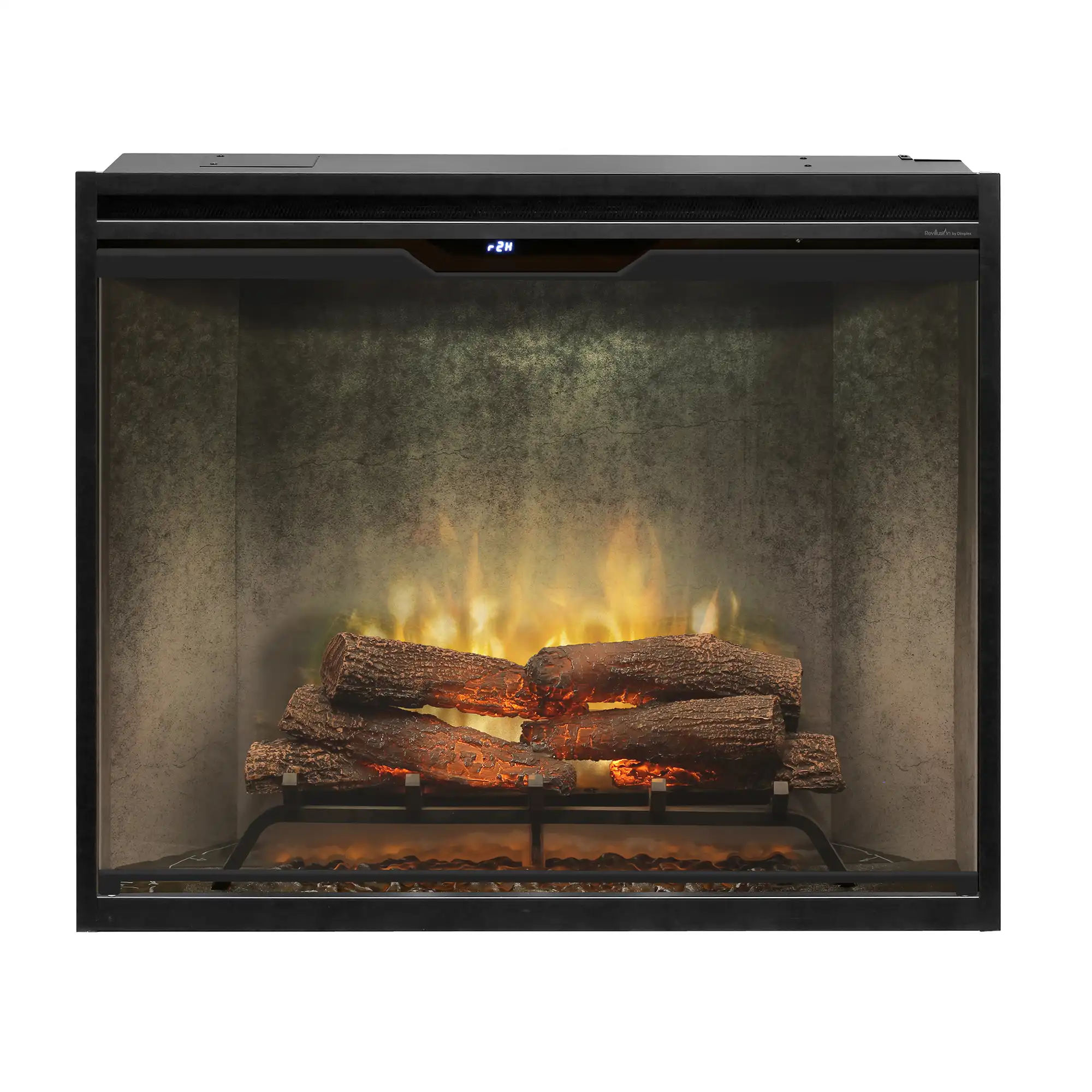 Dimplex Revillusion 36-Inch Portrait Built-In Electric Firebox with Front Glass and Plug Kit (RBF36PWC-FG)