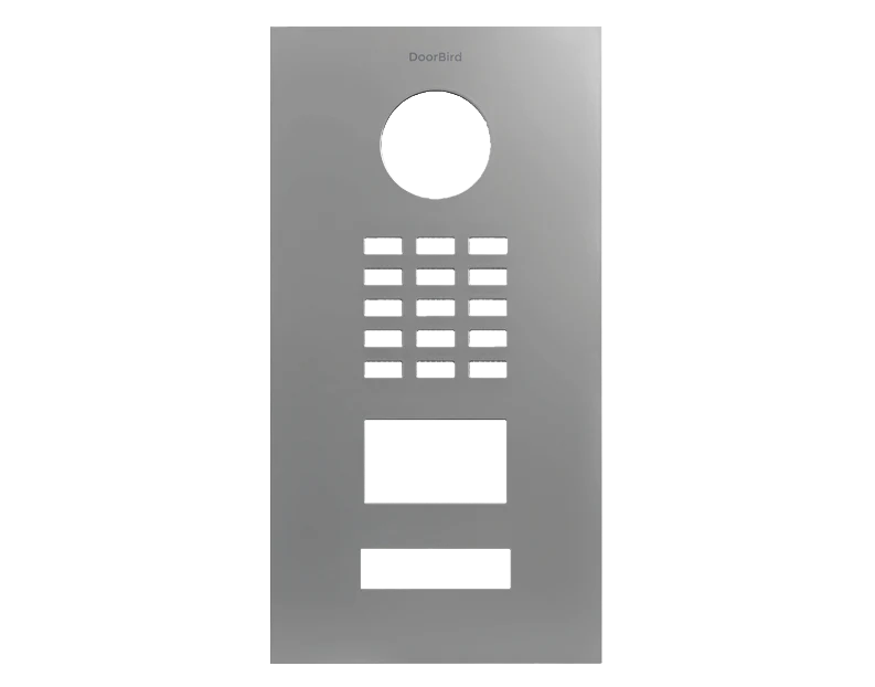 DoorBird Front Panel for D2101V in White Aluminium, RAL 9006