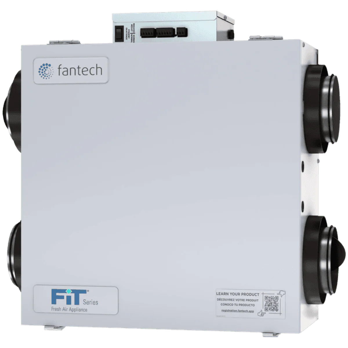 Fantech FIT 120E Series Low Profile 127 CFM Energy Recovery Ventilator
