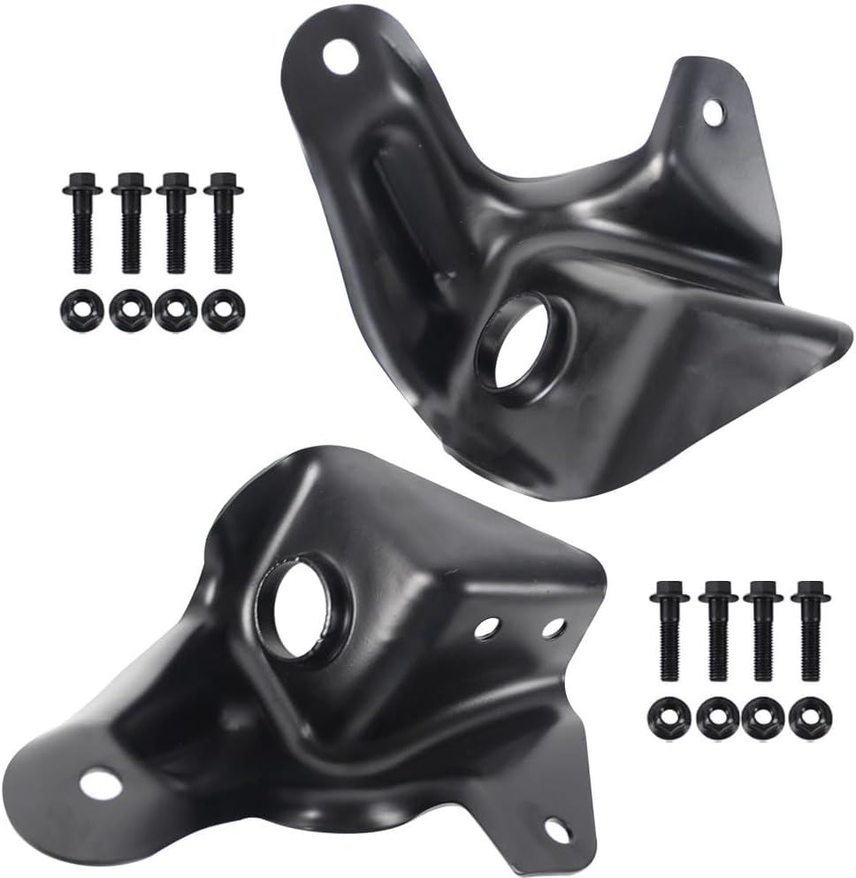 Passenger and Driver Side Radius Arm Bracket Control Arm Support with Radius Arm Bushing for 1980-1996 Ford Bronco F100 F150 F250 F350 523-018 523-020