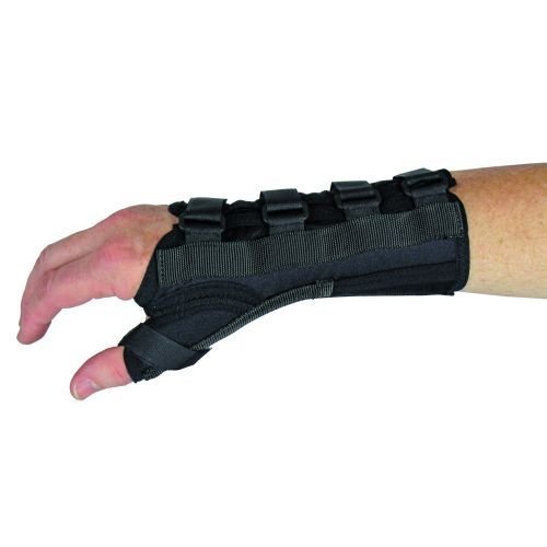 Alimed Wrist Brace Exos Wrist Brace with Boa Thermoformable Polymer Left Hand Black 2X-Small