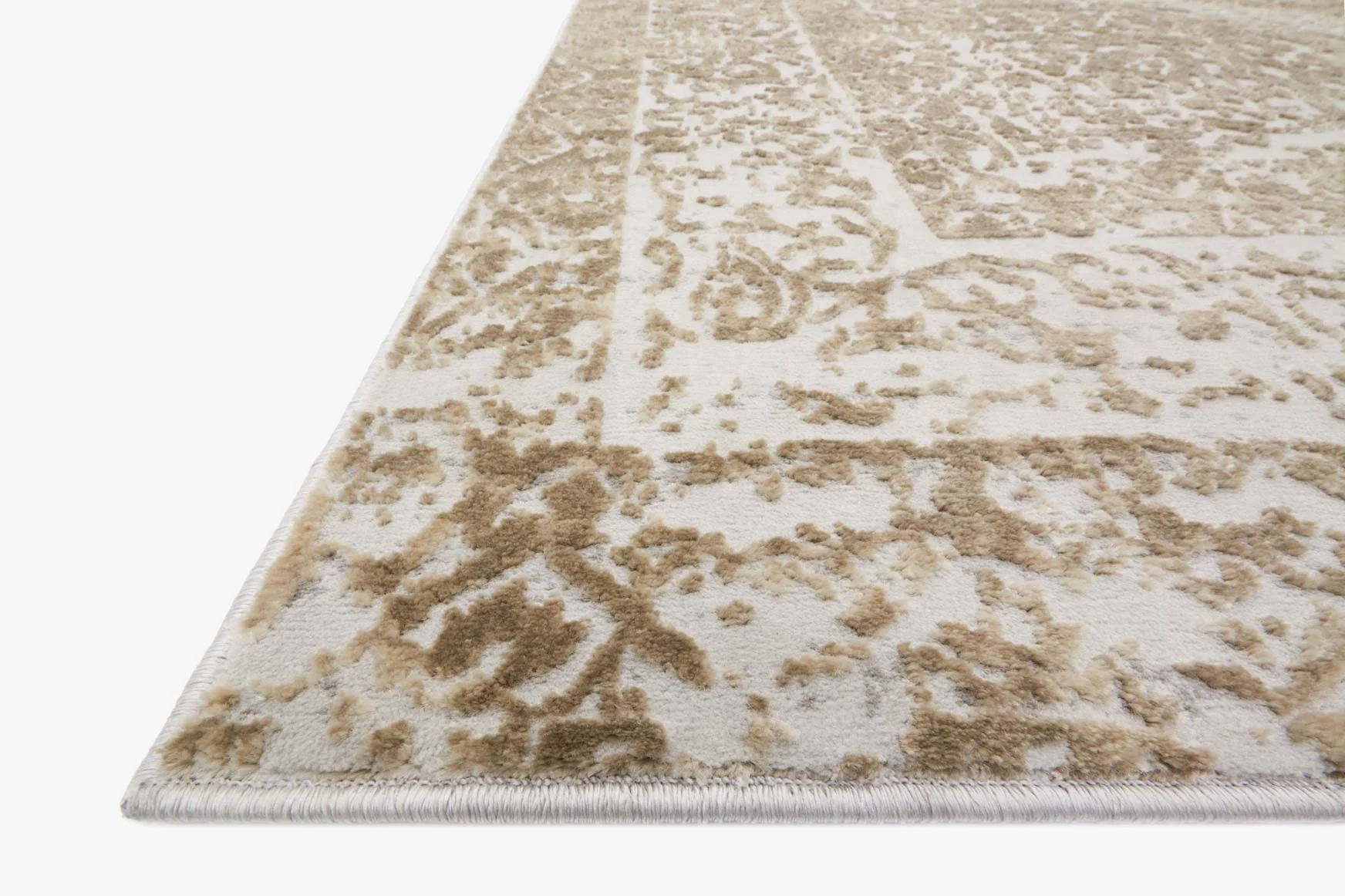Loloi Patina Collection - Transitional Power Loomed Rug in Champagne & Lt. Grey (PJ-03)
