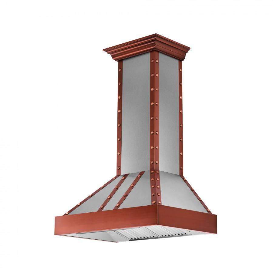 ZLINE 36-Inch Designer Series Copper Finish Wall Range Hood with 700 CFM Motor (655-SCCCC-36)