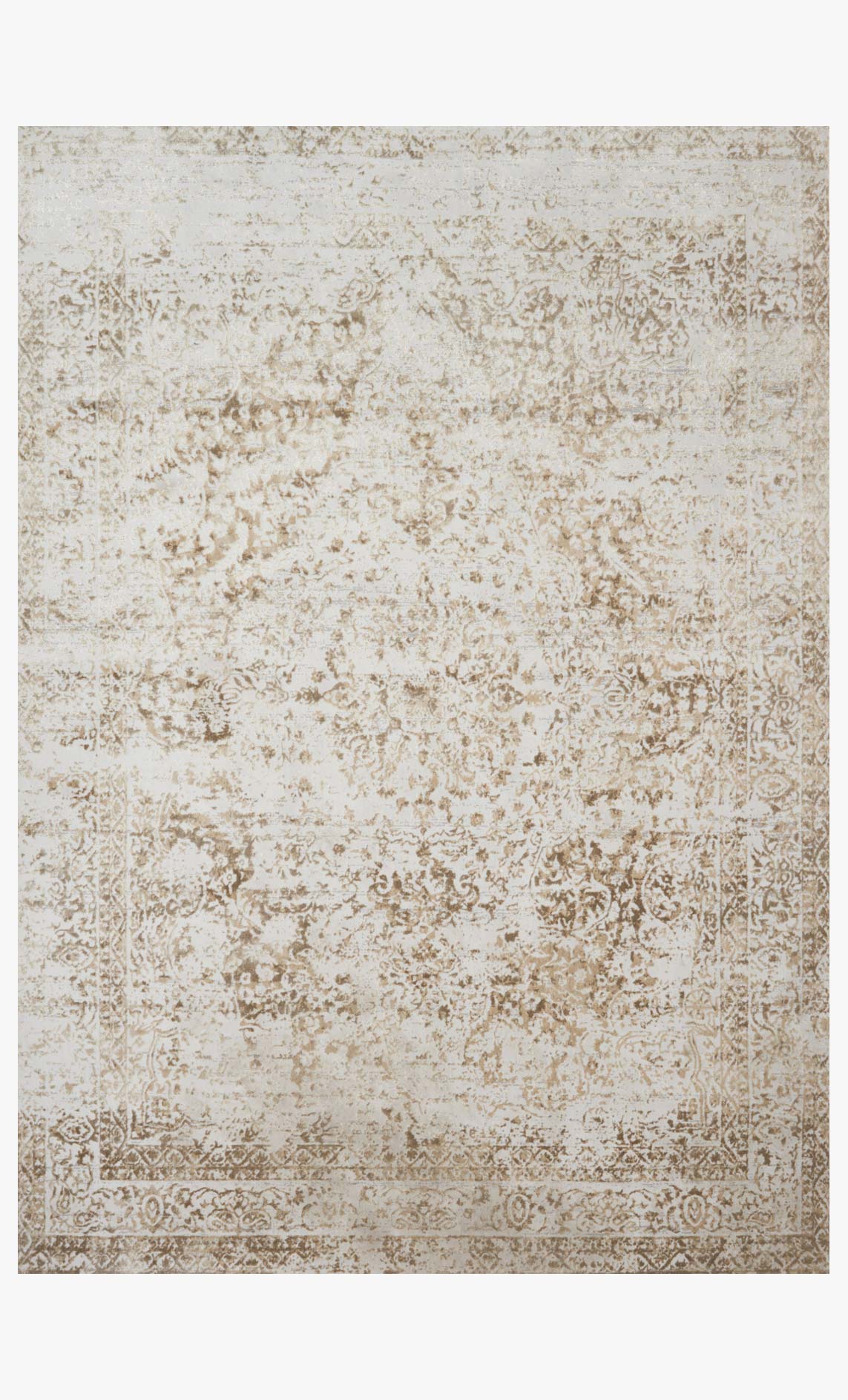 Loloi Patina Collection - Transitional Power Loomed Rug in Champagne & Lt. Grey (PJ-03)
