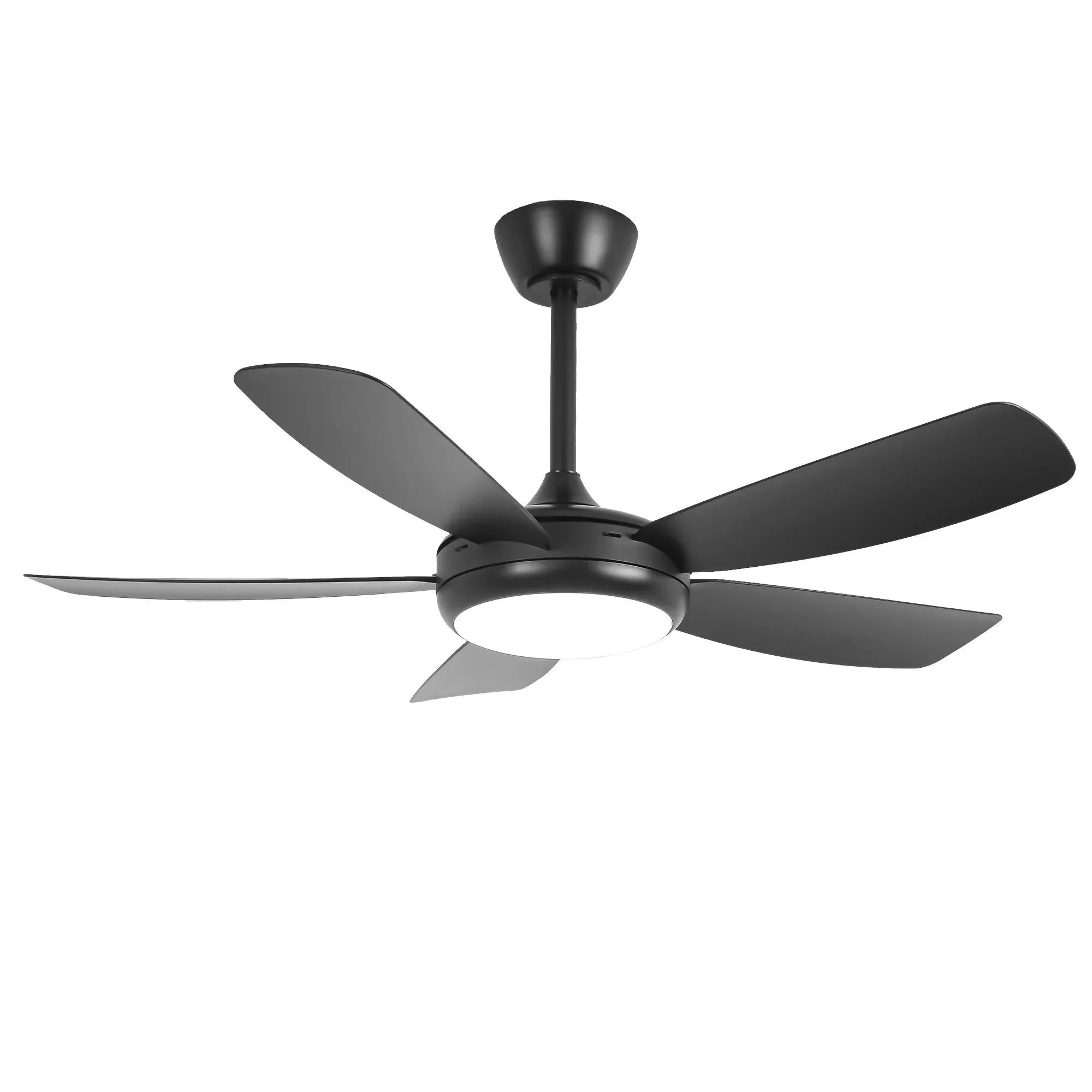 Parrot Uncle 42-Inch Gladys Modern Black LED Ceiling Fan with Remote Control (F5004BK)