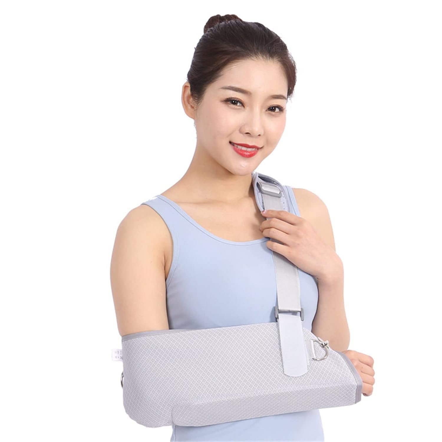 Arm Sling Shoulder Sling Lightweight Breathable Wrist Elbow Support Dislocation Fracture Sprain And Broken Arm,M