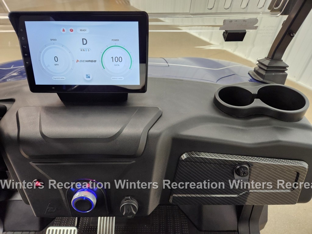 DEALER SPECIAL 2025 Denago Nomad XL Plus Lithium Ion Golf Cart, Blue