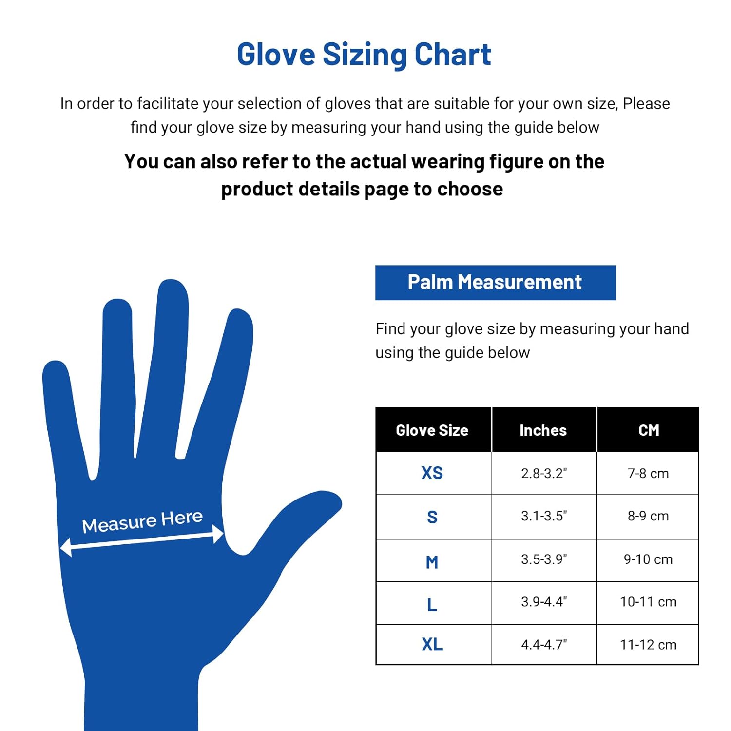 JMU Nitrile Exam Gloves Medium, 3.5 Mil, Powder-Free, Latex-Free, Disposable Medical Glove, Blue, 4000 Count