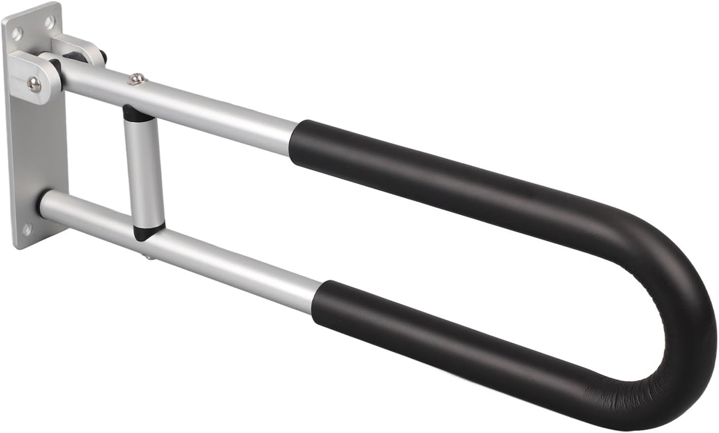 Handicap Grab Bars,Handicap Rails Foldable Toilet Grab Bar Handles Bathroom Seat Support Bars Flip Up Grab Arm Hand Grips Safety Handrails for Elderly Disabled Pregnant Anti Slip