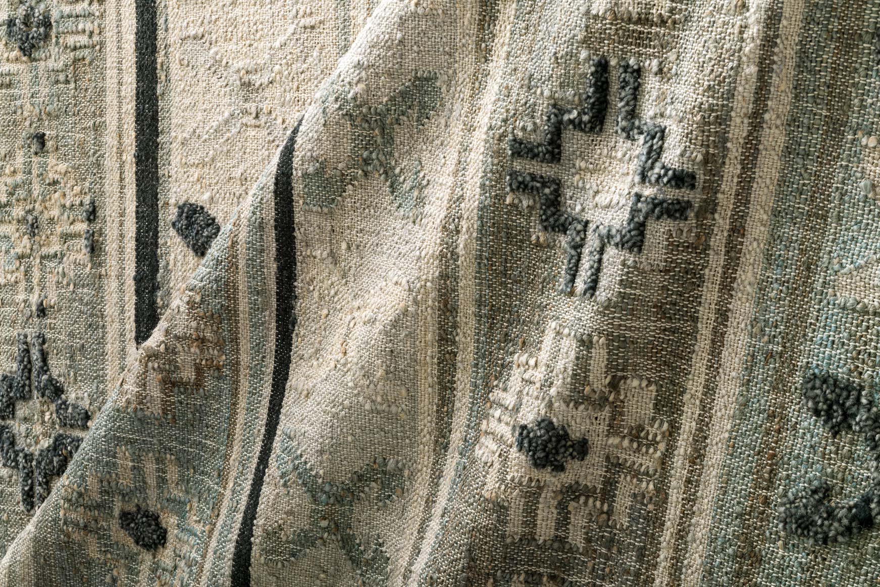 Loloi Owen Collection - Transitional Hand Woven Rug in Aqua & Ink (OW-01)