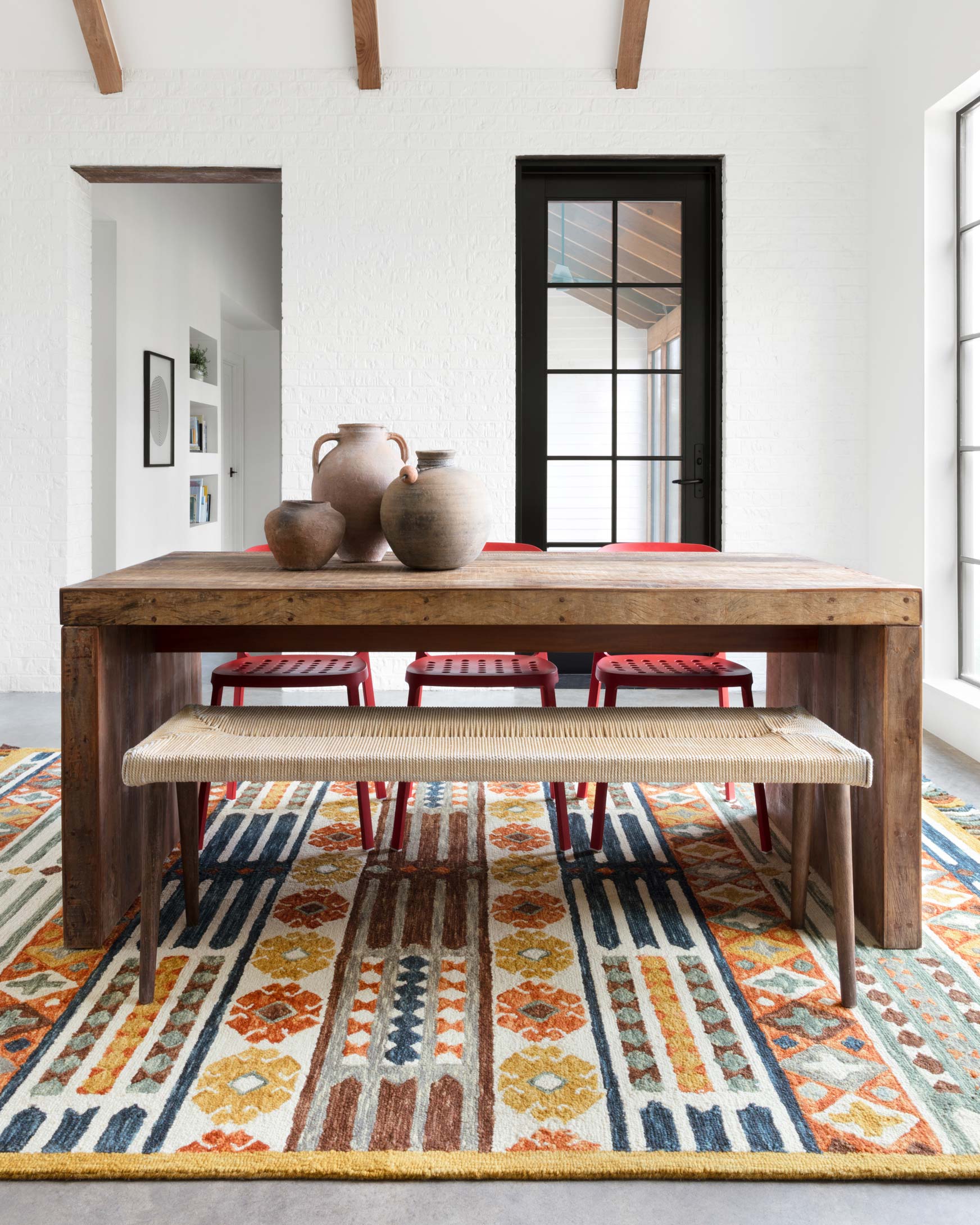 Loloi Zharah Collection - Transitional Hooked Rug in Santa Fe Spice (ZR-08)