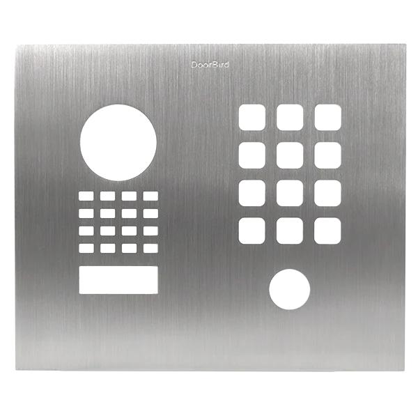 DoorBird Front Panel for D1101KH Classic Surface-/ Flush-Mount in Stainless Steel V2A