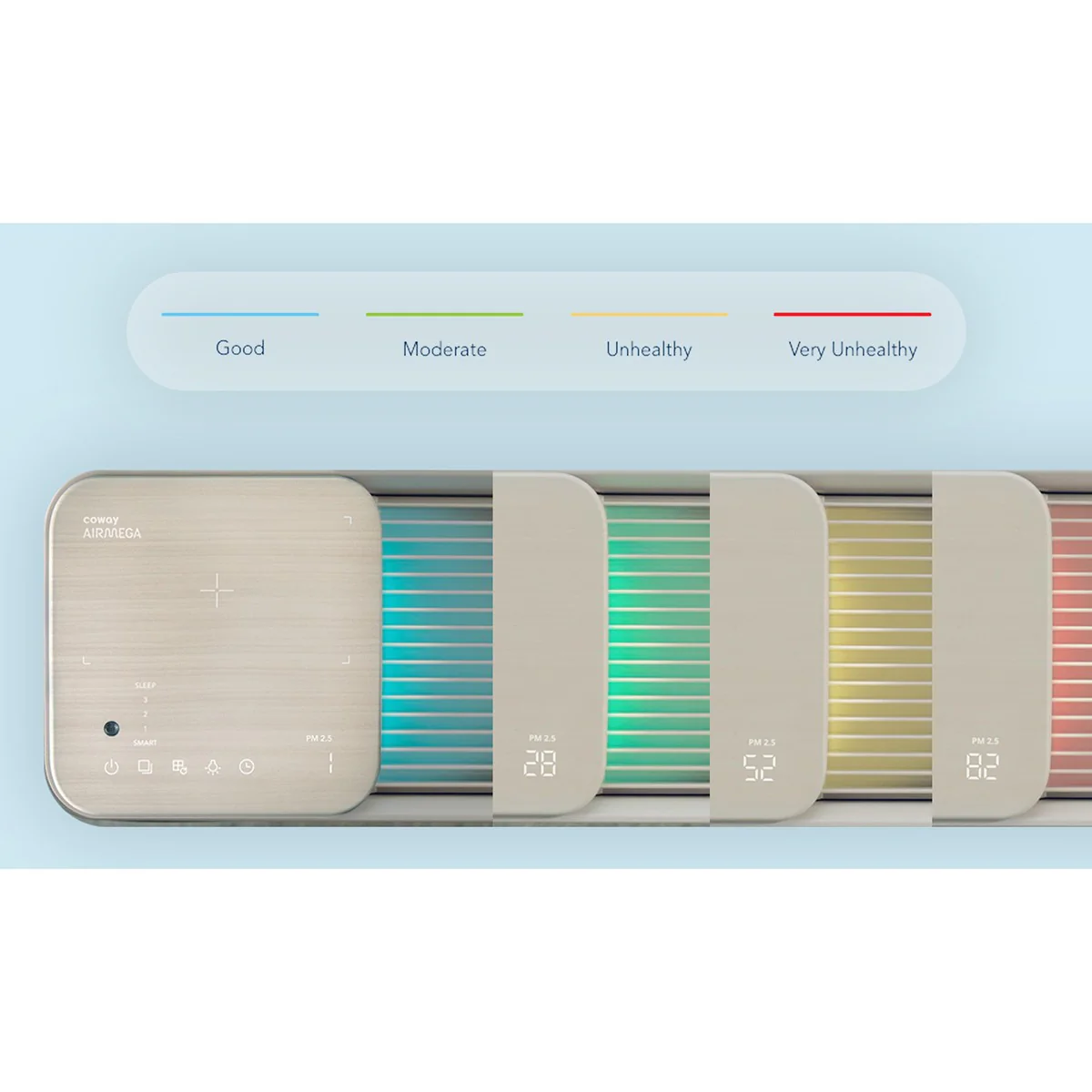 Coway Airmega Icon HEPA Air Purifier w/ Wireless Device Charger