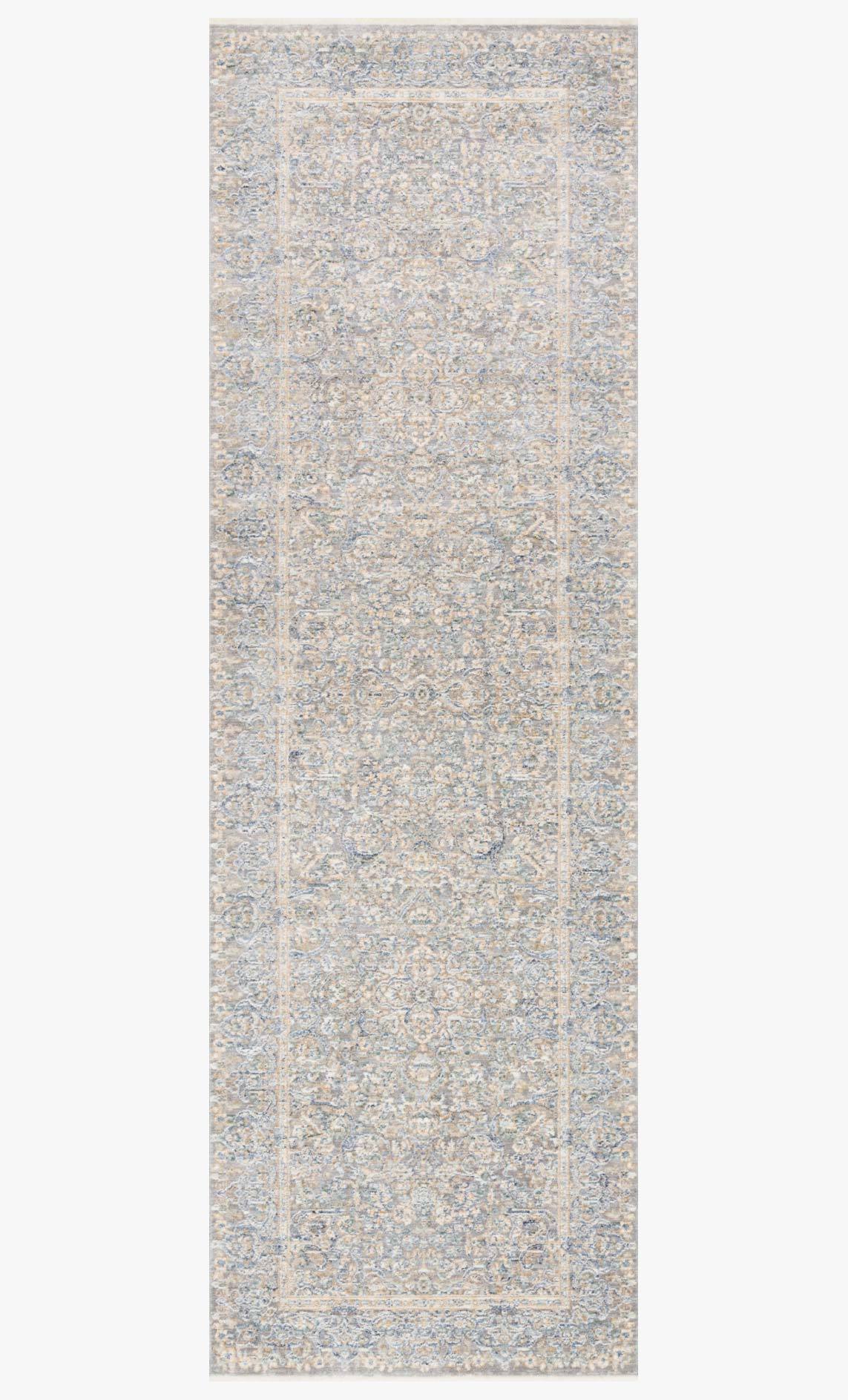 Loloi Pandora Collection - Traditional Power Loomed Rug in Stone & Gold (PAN-01)