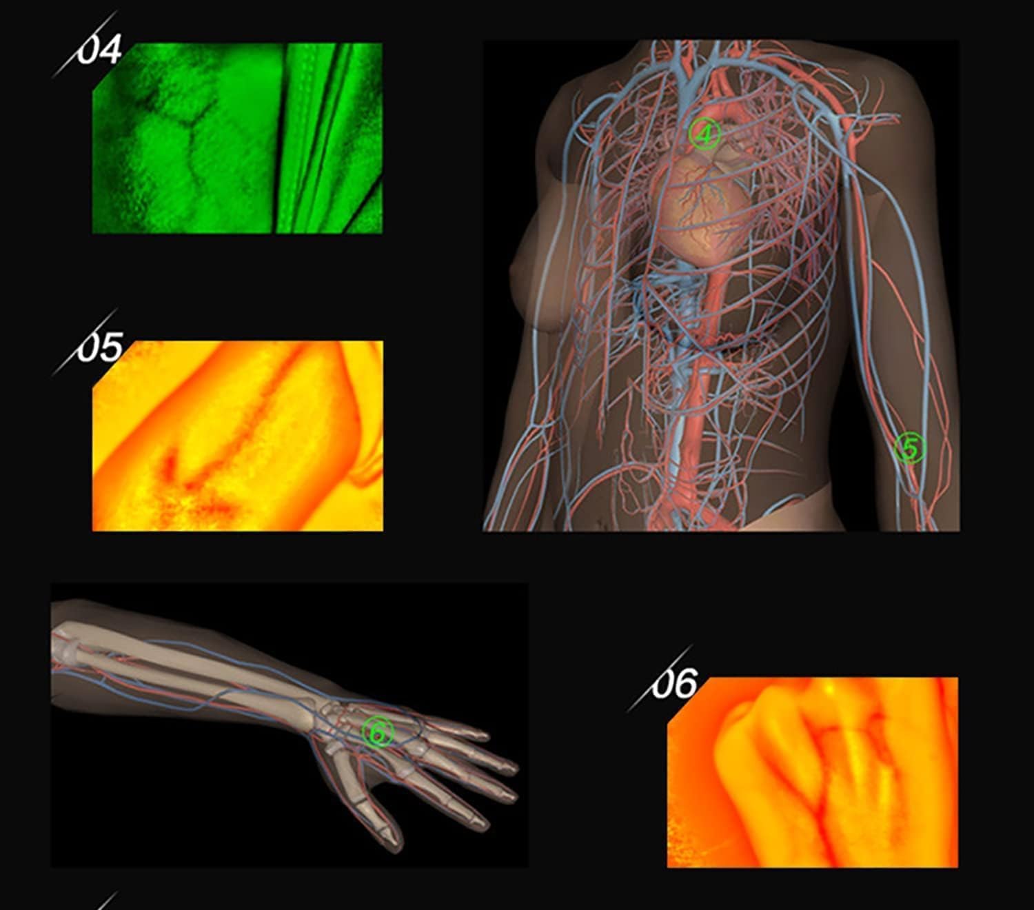 Adults Children Suitable Vein Viewer Display Lights Imaging Find Vein Medical Vein Finder Vein Viewer, for Hospitals