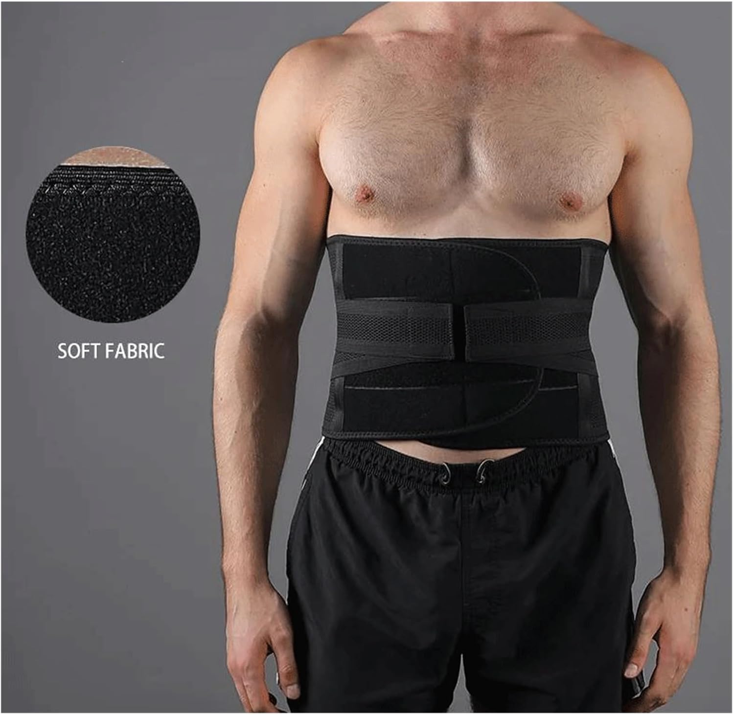 Men Women Waist Trainer Belt Waist Trimmer Weight Loss Workout Fitness Back Support