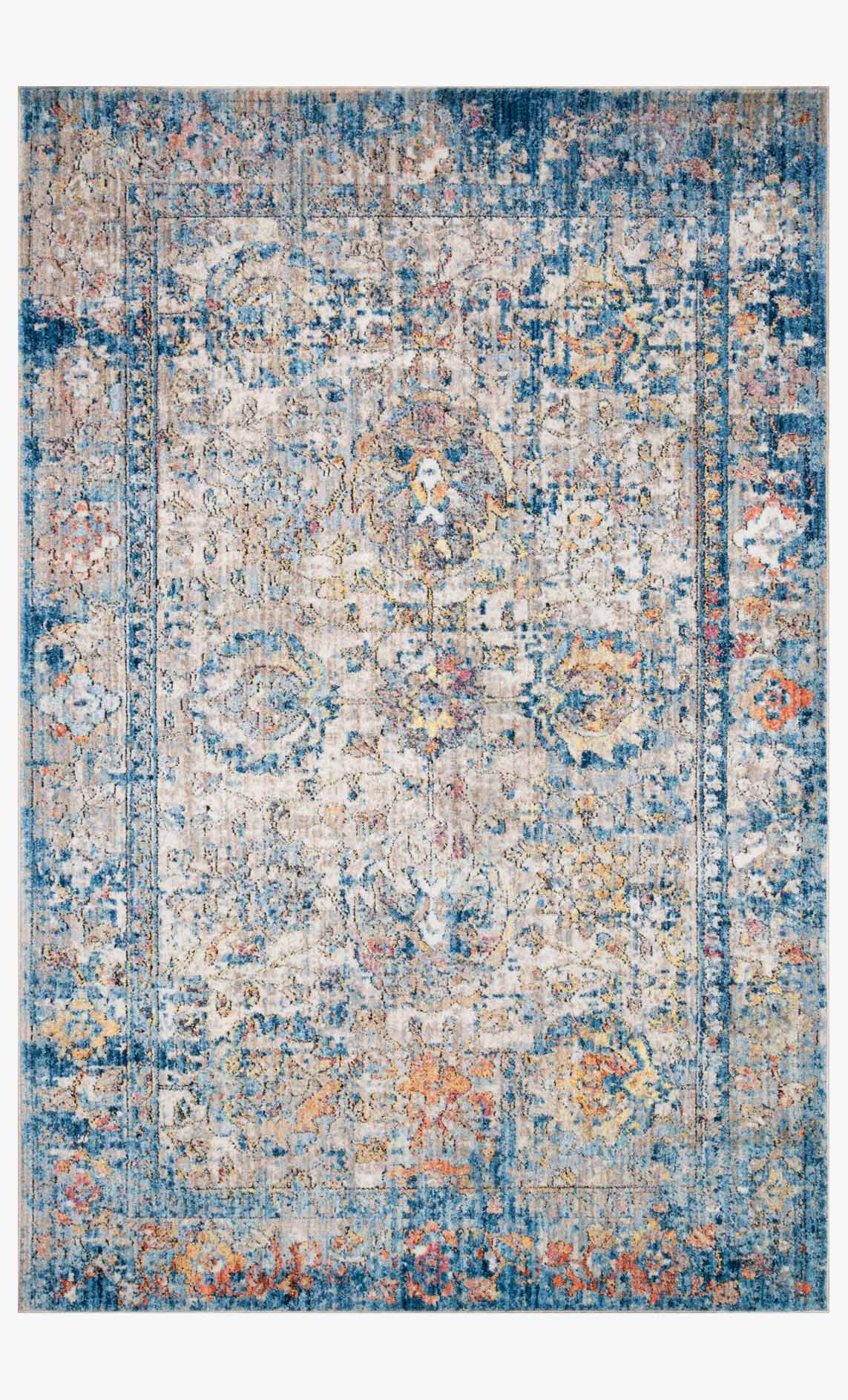 Loloi Medusa Collection - Contemporary Power Loomed Rug in Blue (MED-04)