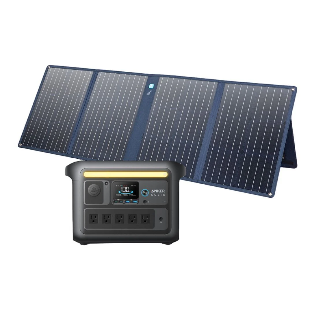 Anker SOLIX C800X Solar Generator + 100W Solar Panel