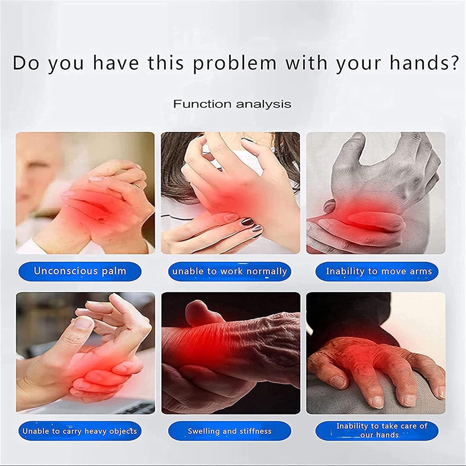 Finger Training Stroke Hand Splint Rehabilitation Robot Gloves Finger Straightening Brace Guard Protector for Patients with Hand Dysfunction