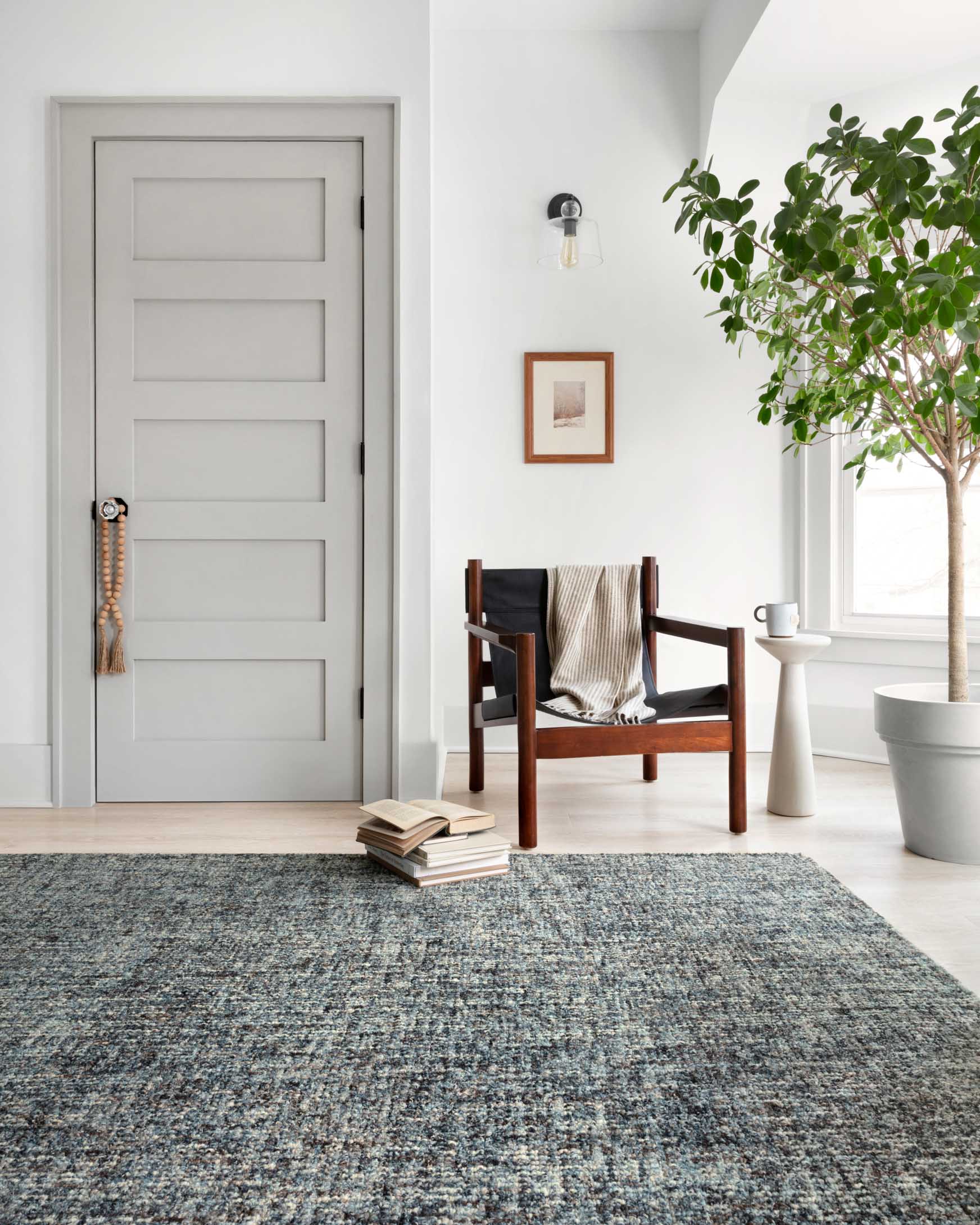 Loloi Harlow Collection - Contemporary Hand Tufted Rug in Denim & Charcoal (HLO-01)