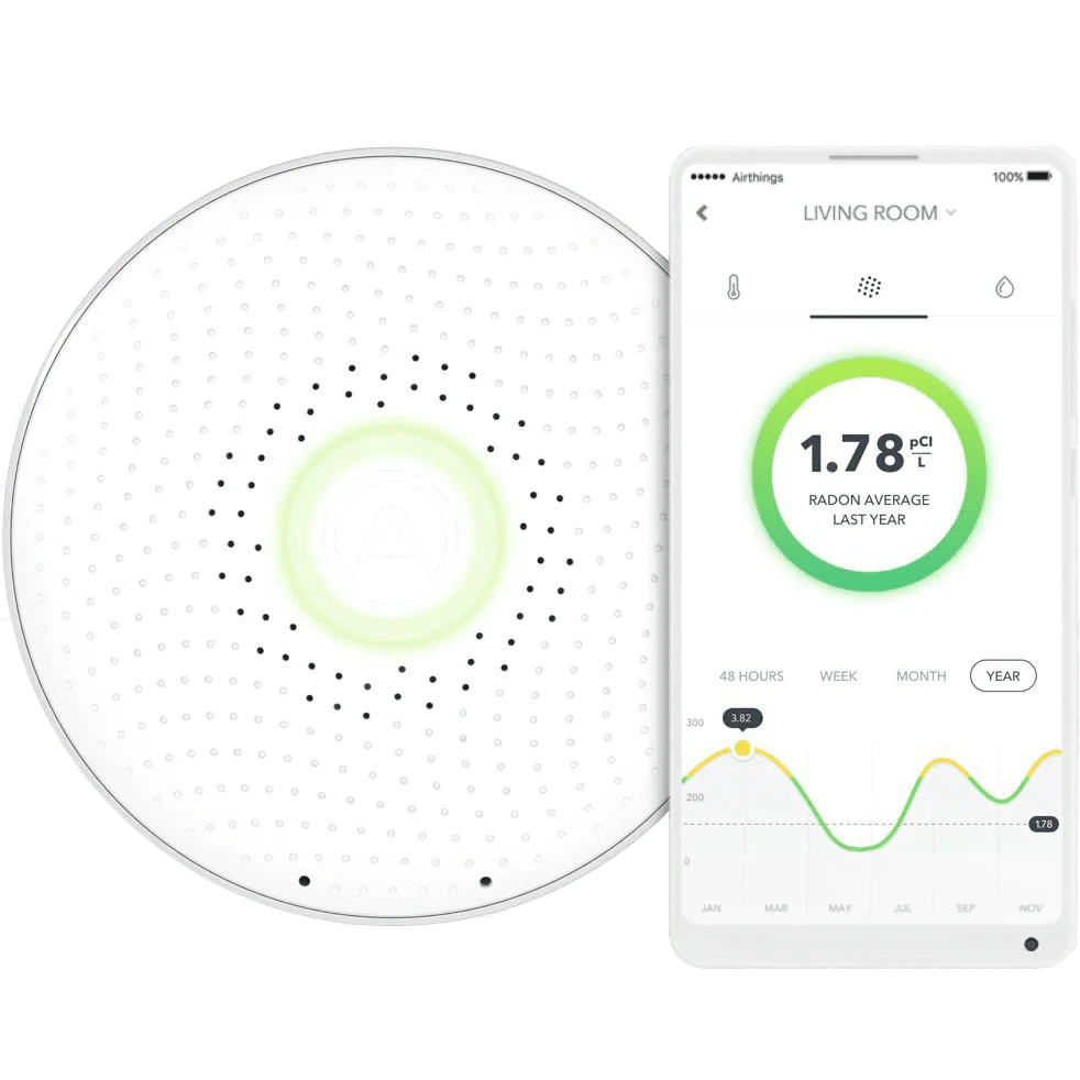 Airthings Wave 2nd Generation Smart Radon Detector