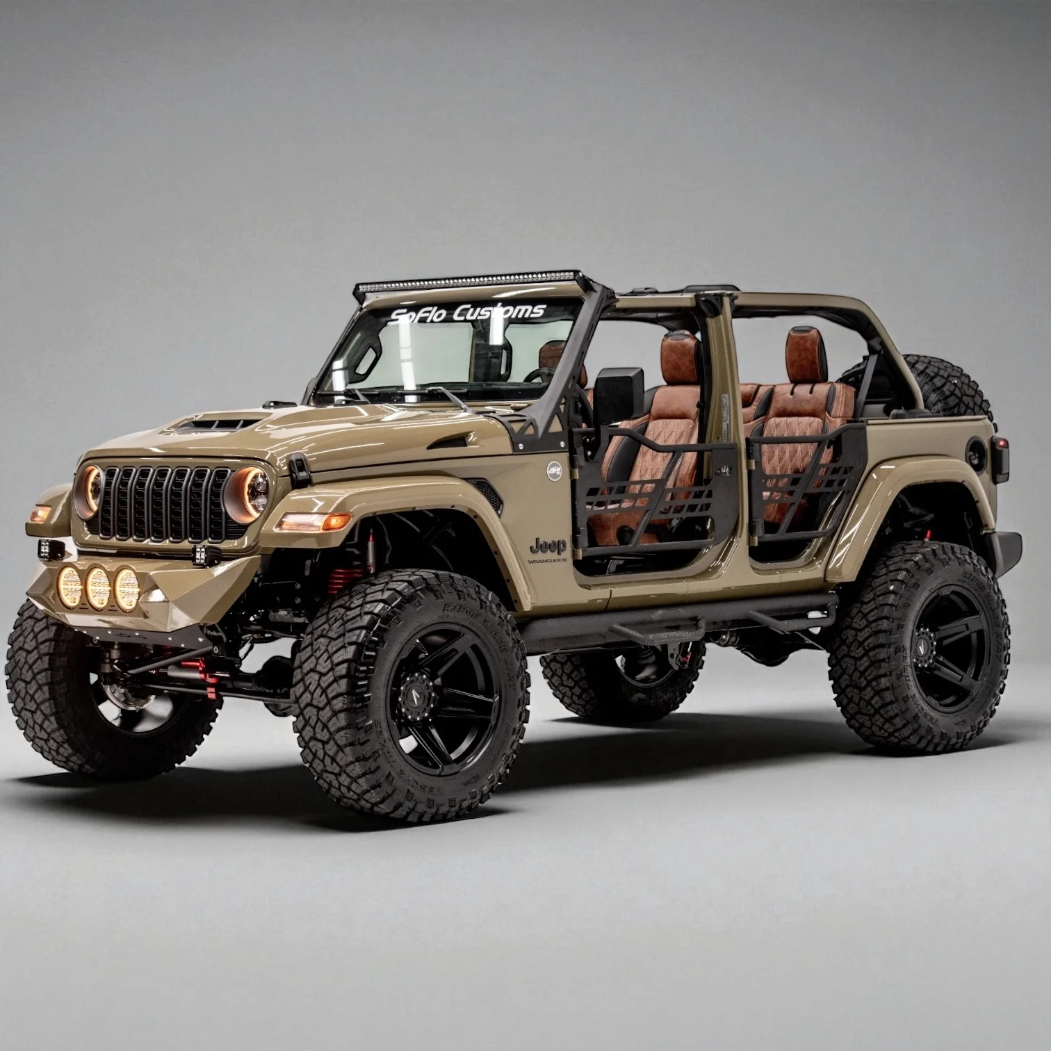 Jeep Wrangler 2018-2026 Stationary Steel Side Steps