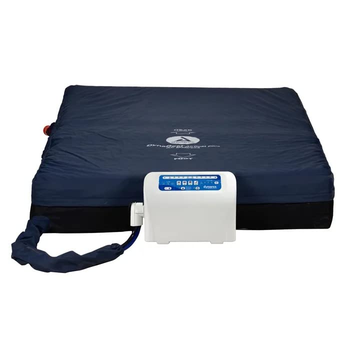 Dynarex 10445 DynaRest Airfloat Plus Bariatric Air Mattress with Pump, 42