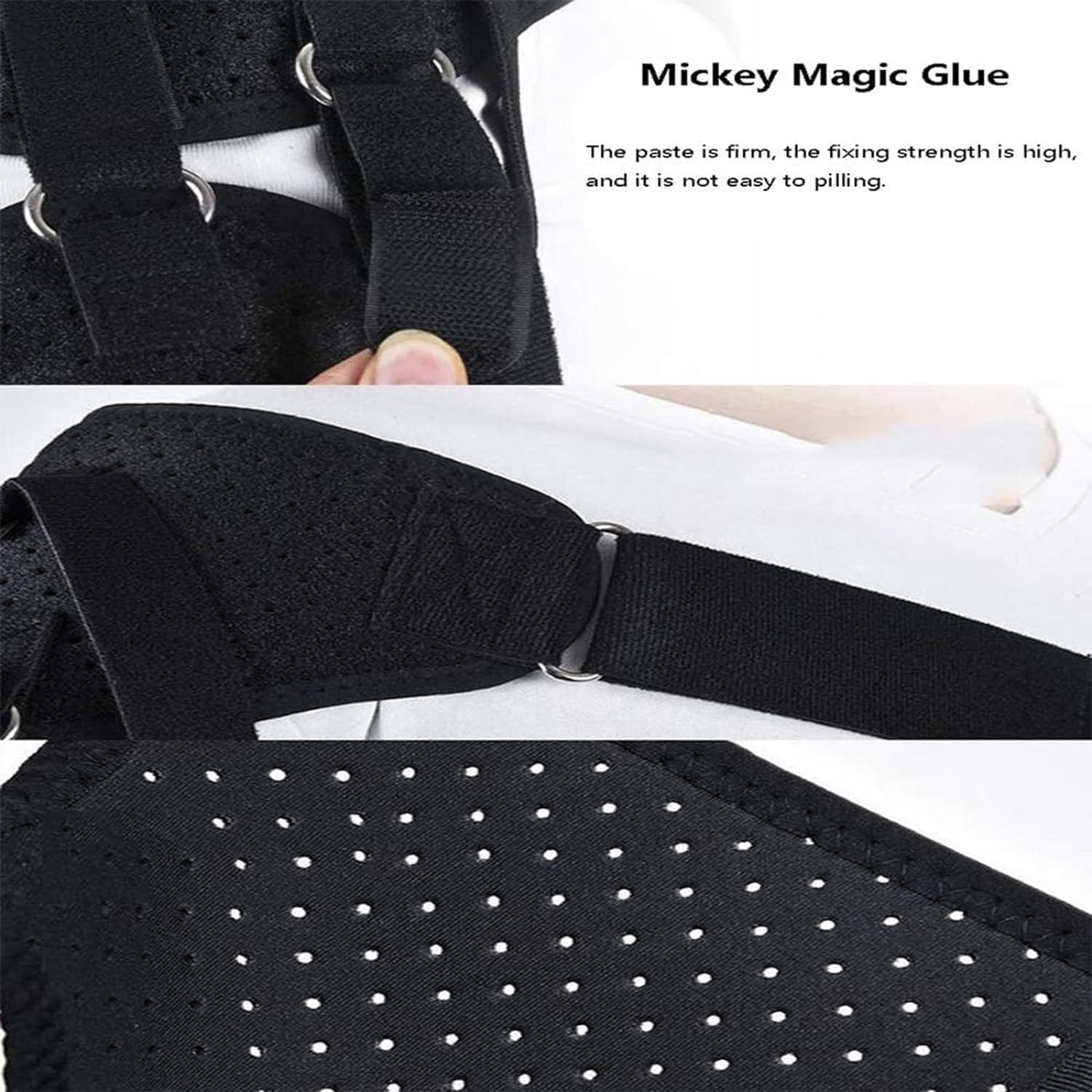 Shoulder Stability Brace-Universal Shoulder Straps Arm Sling for Stroke Hemiplegia Rehabilitation Shoulder Subluxation Support (Color : Strengthen)