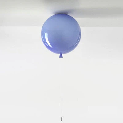 Playful Balloon Ceiling Lamp With Pull Cord