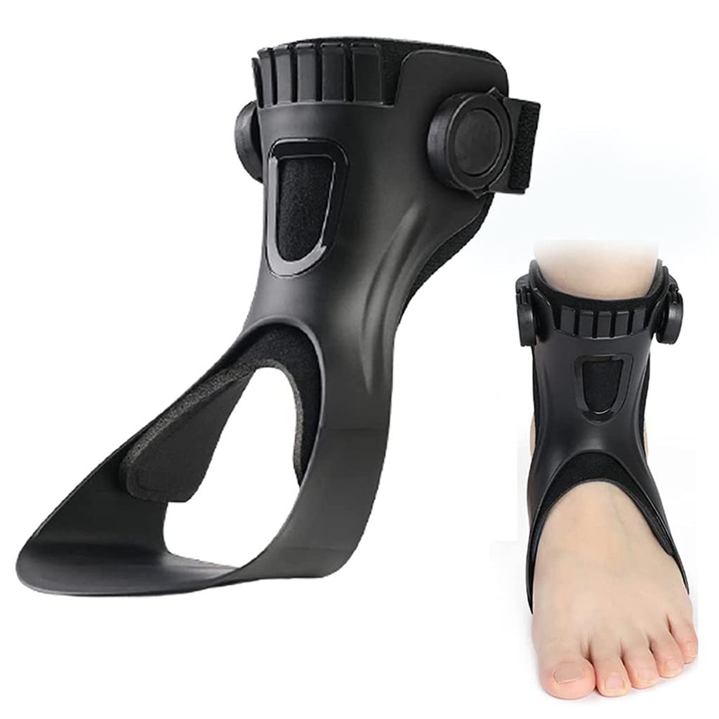 Anklefoot drop orthosis,Adjustable Foot Splint Brace, Drop Foot Support Splint, Support Brace, Drop Foot Brace Orthosis for Improved Walking Gait, Foot Drop, Plantar Fasciitis Achilles Tendonitis Left