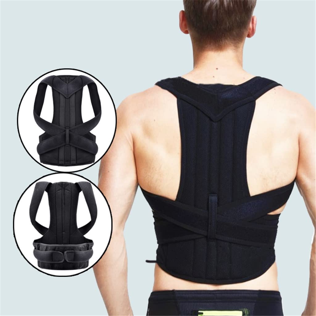 Adjustable Posture Corrector Back Support Shoulder Back Brace Posture Spine Corrector Postural Fixer Tape(XXXL code)