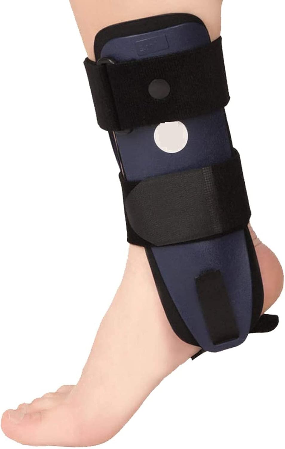 Ankle Brace Stirrup Ankle Splint for Sprains Strains Post-op Cast Support and Injury Protection Reduce Ankle Swelling and Inflammation Relief Sprains Strain and Arthritis Pain,Right,Middle