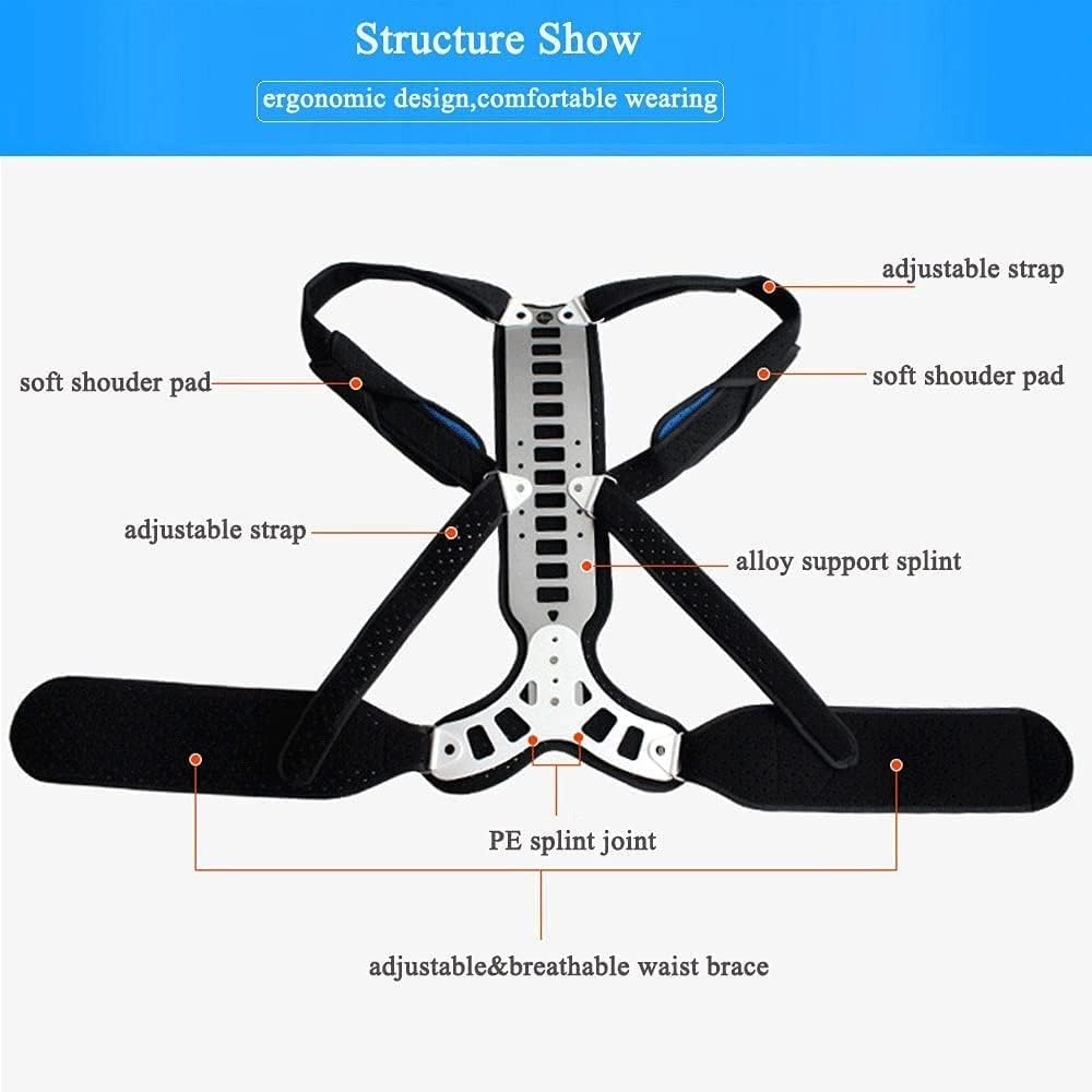 Posture Corrector Back Braces,Posture Corrector Back Support Comfortable Back and Shoulder Brace for Men Women (Size : Medium)