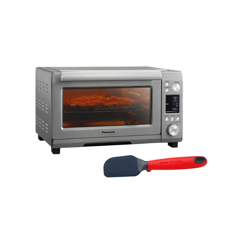 Panasonic 1750 Watt High-Speed Convection Toaster Oven Bundle with Spatula