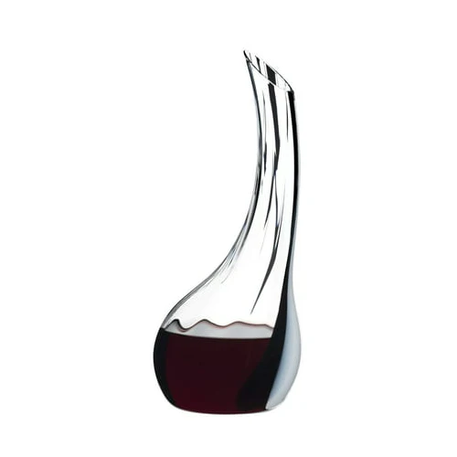 Riedel Decanters Crystal 1.3 Quart Fatto A Mano Cornetto Decanter
