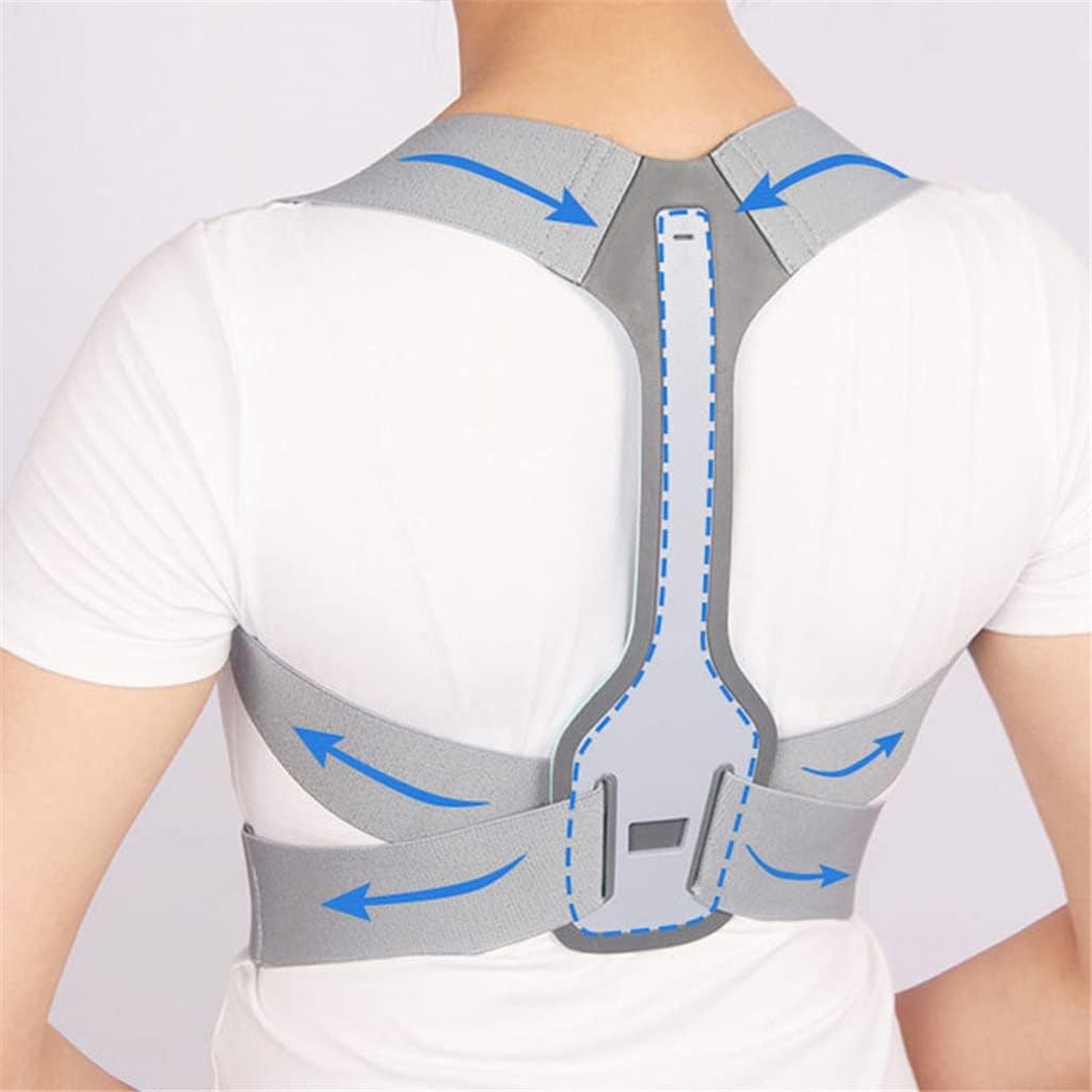 Posture Corrector Back Brace Clavicle Support Belt Corset Stop Slouching Hunching Adjustable Back Trainer Unisex(L Code)