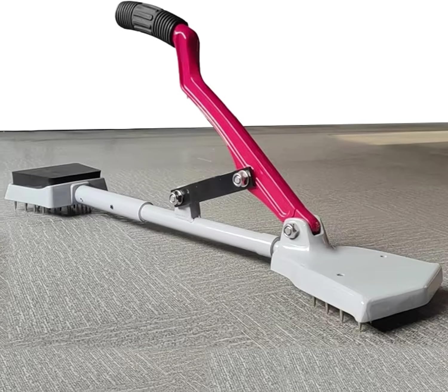 Carpet Stretcher Tool with Soft Rubber Handle and Cushion for Easy DIY Flooring Installation, Ideal for Home & Commercial Use