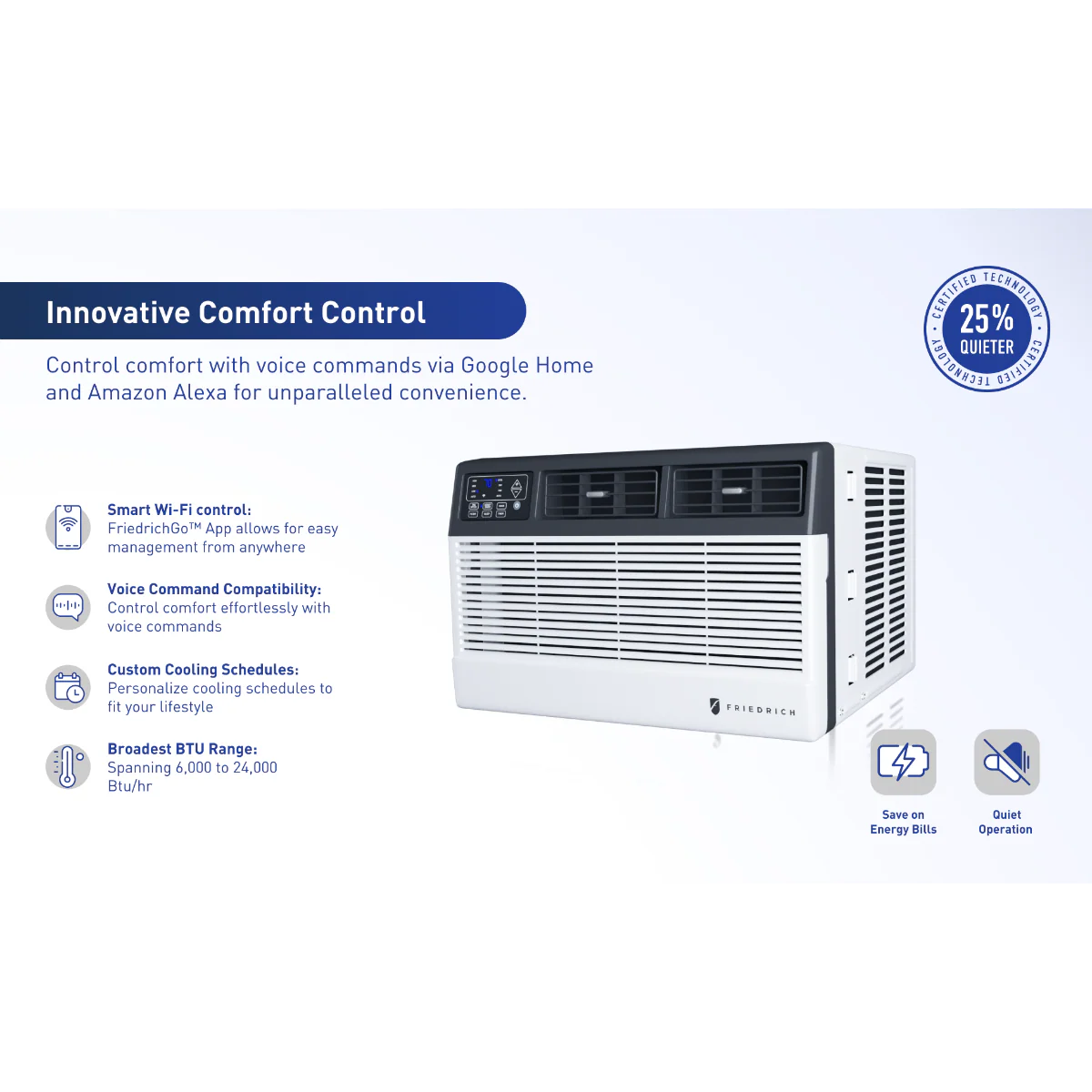 Friedrich 15,000 BTU Chill Premier Window Air Conditioner