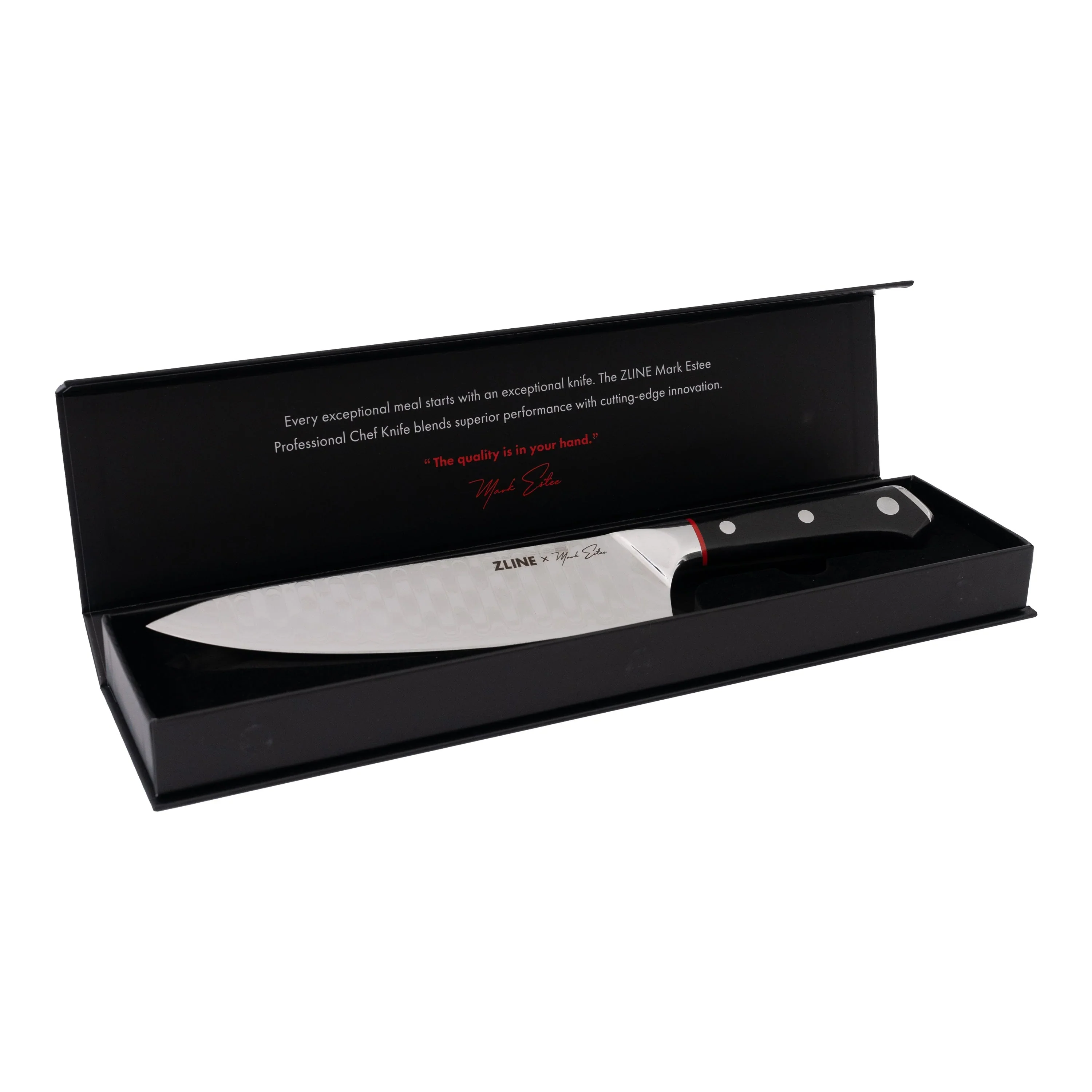 ZLINE Mark Estee 8-Inch Professional Japanese Damascus Steel Chef Knife (KCKT-ME-JD)