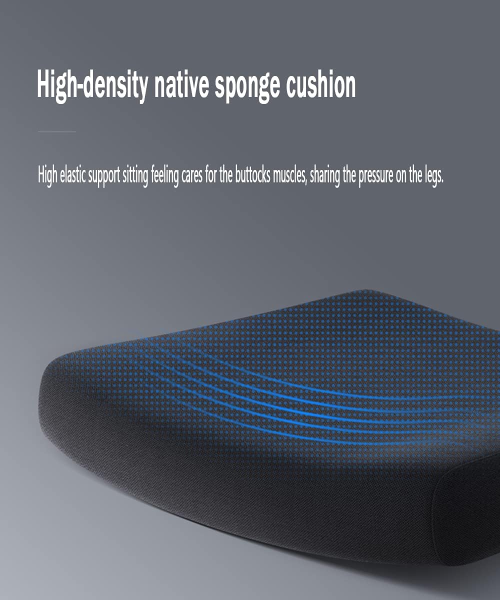 Executive Recline Tables and Chairs Linkage Armrest Lumbar Support High Back Net 155° Tilt 360° Rotation Seat Lift Reinforced Nylon Resin Base Silent PU Casters Unisex(