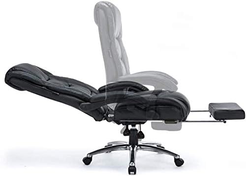 Executive Swivel Adjustable Swivel Office Desk Chair with Armrests Lumbar Support Desk Ergonomic Chair Chair Reclining Boss Home Study Office Lunch Break Lift Staff Lift Reclining (Beige)