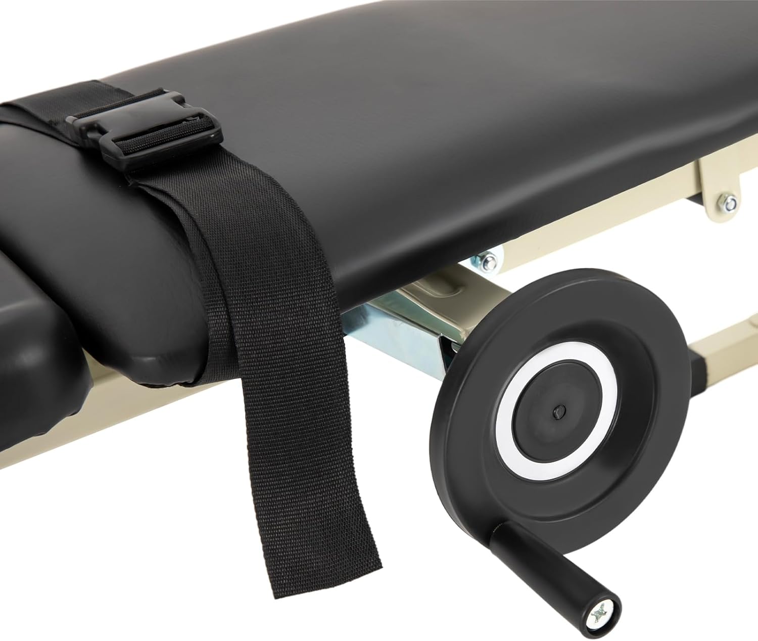 YIYIBYUS Traction Bed Folding Massage Bed Table Cervical & Lumbar Traction Bed 1.4m-1.9m, Spine Cervical Stretcher Vertebra Lumbar Spine Massage for Shoulder Acid Hands & Feet Numbness