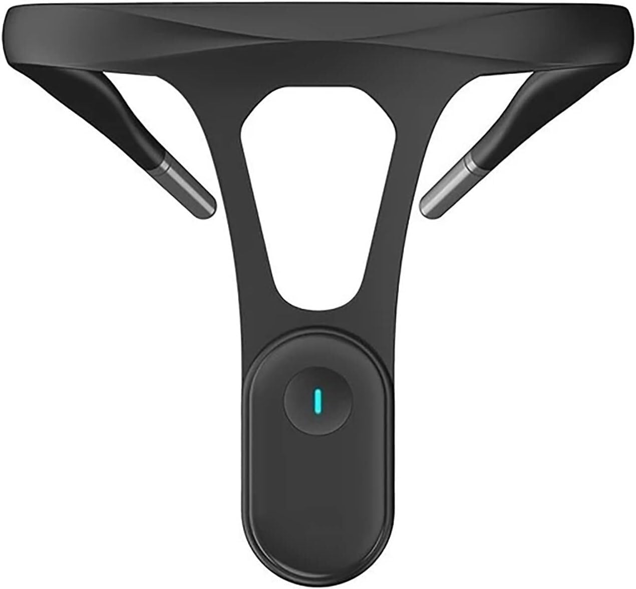 Intelligent Posture Corrector Real-time Monitoring Hunchback Intelligent Shoulder Upright Support Trainer With APP Support To Improve Slouch, Prevent Humpback, Enhance Muscle Memory ( Color : Black )