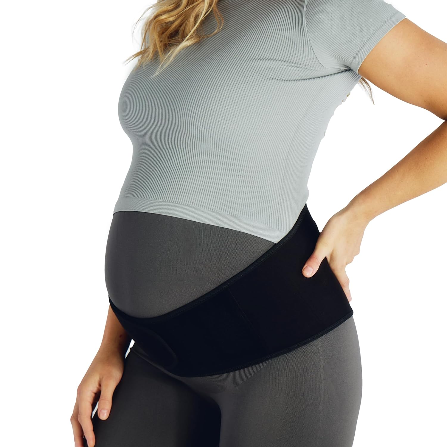 Belly Bandit Upsie Belly Pregnancy Support Belt - Comfortable Pregnancy Abdominal Band for Lower Back & Hip Relief - Soft 12